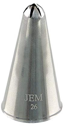 JEM NZ26 Douille Etoile Fermée, Acier Inoxydable, Argent, 2 x 2 x 3.5 cmNZ26