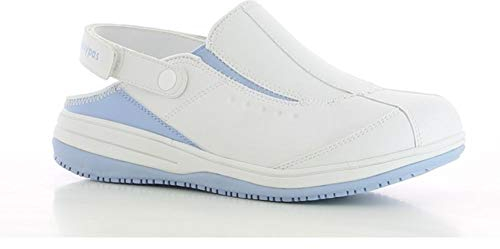 Oxypas Medilogic Iris Slip-resistant, - Sabots de soins infirmiers antistatiques - Blanc (lbl) - 39 EU
