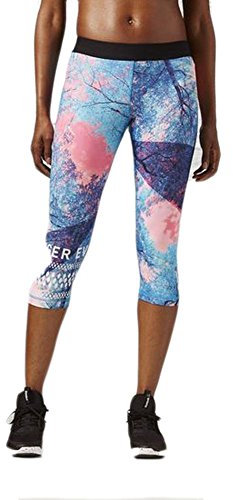 Reebok Damen Baum Capri, Damen, AY4483, Wild Blue F-Rose, M