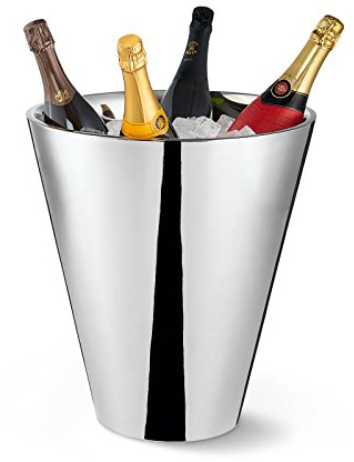 Philippi Monte Carlo Flaschenkühler, Edelstahl, Silber, 44 cm
