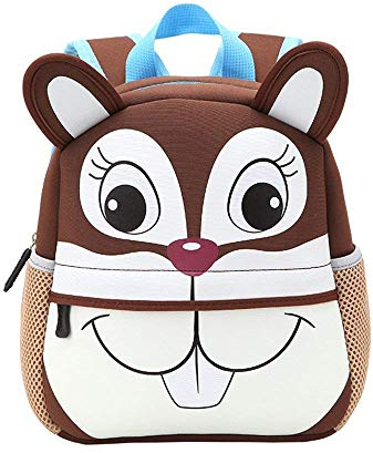 Kinder-Rucksack, für Jungen, Mädchen, Kleinkinder, Vorschulrucksack für Kinder, Eichhörnchen (Mehrfarbig) - .