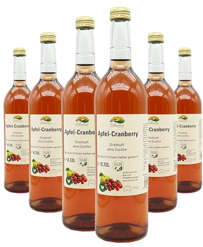 BLEICHHOF® Apfel-Cranberry - Direktsaft, vegan (6x0,72l)