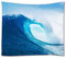 A.Monamour Wanddekor Wandbild Vorhang Wandteppiche Blauer Himmel Hochsee Welle Surfen Natur Landschaft Bild Druck Stoff Wand Tapisserie Wandbehänge Kunst Decors Bettdecken Picknickdecke 180x230 cm