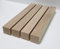 Lot de 4 pieds de table en bois équarri - 6 x 6 cm d'épaisseur - Chêne massif - Pour bricolage - Dimensions spéciales (6 x 6 x 75 cm de long)