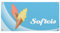 PVC-Banner ✓ Essen & Trinken, Gastronomie ✓ versch. Größen ✓ mit Metallösen ✓ inkl. Spanngummis (75x150 cm, Softeis)