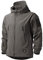 MakingDa wasserdichte Herren-Jacke, lässiger Kapuzenmantel, gefüttert mit Softshell-Fleece, Laufjacke, Jacke im Camouflage-Look, für Arbeit, Angeln, Jagd, Klettern, grau, XXL