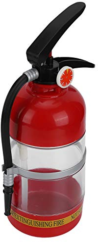 Feuerlöscher Form 2L Feiner Alkoholspender, Tragbarer Acryl-Bierspender, Hausbankett-Hotel für Bier Camping Getränke Cocktail Likör Wein