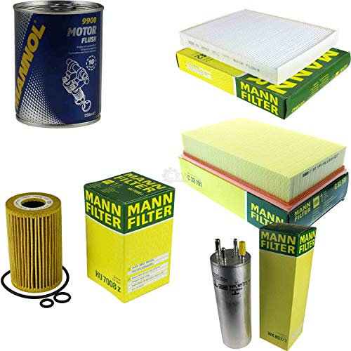 QR-Parts Set 85450654 C 32 191 CU 2842 9900 HU 7008 z WK 857/1 Original MANN-Filter Inspektionspaket SCT Motor Flush Motorspülung 11577283