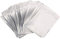 LZLPACKING 100 Pieces Mylar Bags Smell Proof,Resealable Packaging Pouch Bags with Clear Window for Food Storage,stand up pouch bags(silvery, 15 * 23CM/6×9 Inch)