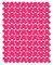 176 adesivi da parete per cameretta dei bambini, motivo: Topolino, per camera da letto, in vinile, decorazione per la cameretta dei bambini, colore rosso rosa)