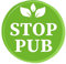 signaletique-france AUTOCOLLANT STOP PUB PLASTIFIÉ 6cm (1 unité)