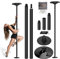 Prior Fitness Barre Pole Dance Ensemble de bâtons de Danse Amovibles de 45 mm pour entraînement de Club, fête, pub, Maison (Noir)
