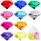 Iyowei 20 Stück 40mm Großes Kinder Diamant Spielzeug, Acryl Diamonds bunt + 20 Taschen Edelsteine set Kinder Piraten Schatzsuche Spielzeug Geschenk zum Geburtstag Weihnachten Hochzeit Deko(10 Farbe)