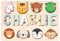 Puzzle mit Namen Personalisiert, Personalisiert Holzpuzzle Geschenke ab 1 Jahr, Ostern Geschenk für Baby, Weihnachts Geschenke für Kinder, Spielzeug Junge Mädchen Holz Puzzle, Puzzle ab 1, 2, 3 Jahre