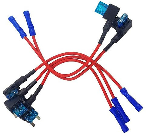 5 Pack 12V Car Add-a-Circuit Fuse TAP Adapter Mini ATM APM Blade Automotive Fuse Holder