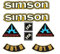 Simson S51B IFA Electronic Aufkleber Set Dekor Premium Retro DDR IFA