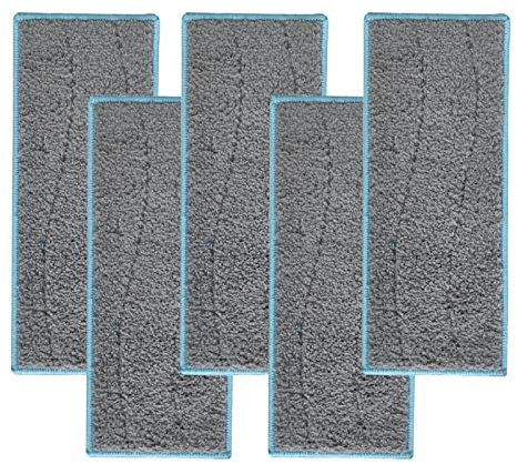 ZEZEFUFU Paquete de 5 almohadillas húmedas lavables duraderas reutilizables para iRobot para Braava Jet M6