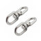 Healeved 2St doppelter Clip Pflanzenrollen für Hängepflanzen Heavy Duty Hängende Pflanzenrolle Haken Spinner für hängende Körbe Anlage hängender Korb Universalring anschließen rotieren