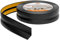 Quest Plinthe Souple Autoadhésive - 15 mm x 15 mm - Bande de finition en PVC pour cuisine, salle de bain - Bande d'étanchéité - Flexible, Etanche, Décorative (Noir, 25m)