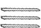 10Inch Electric Chainsaw 39 Drive Link Replacement Chain Saw&Bar Guides Pruning Saw Spare Chain for Garden Tool Accesorios Parts,3pcs Chain,h