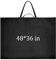 Nufiwra Wasserdichte Kunst-Portfolio-Tasche, 121,9 x 91,4 cm, große Kunstzubehör-Tragetasche mit Nylon-Schultergurt, Posterboard-Aufbewahrung und Skizzentasche für Kunstwerke