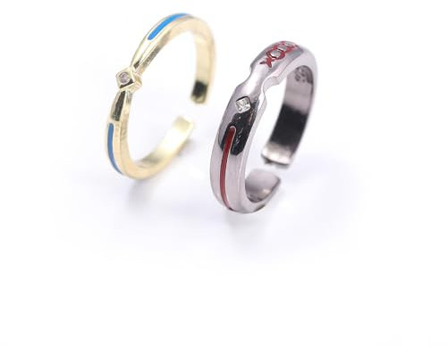 SXYNIO Fate/stay Night Ring Fate/stay Night Cosplay Zubehör Offener Ring Paar Ring 2pcs