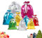 Weihnachtstüten zum Befüllen, 15 Stück Drawstring Geschenkbeutel Weihnachten, Bunt Foile Süßigkeiten Tüten, Geschenktüten Geburtstag Kekstüten mit Tags