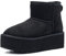 Shenduo Stivali da neve donna platform Stivali invernali con suola spessa 9378 nero 39EU