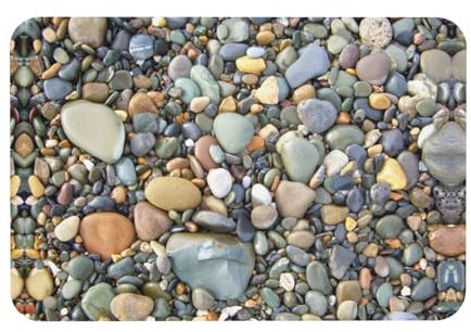 Kieselstein-Matte für Badezimmer, rutschfeste Teppiche, schnell trocknende Matte für Küchentheke, Badewannen-Bodenmatte