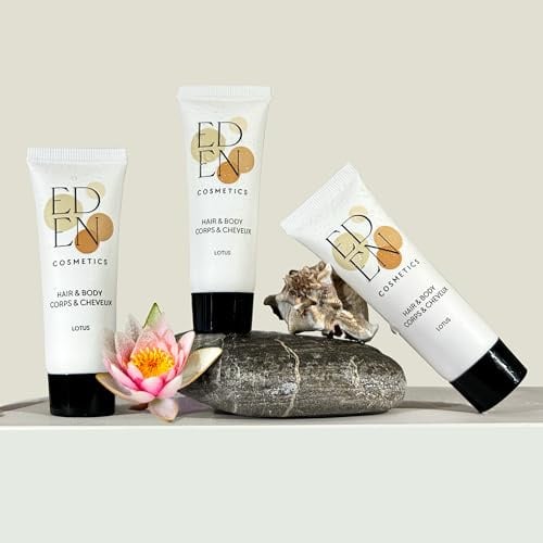500 Gels Douche 2 en 1 Lotus 30ml | Corps & Cheveux | Parfait pour Hôtels, Airbnb & Hébergements