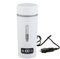Car Electric Bottle, 12V Electric Tea Coffee Bottle, 4 Temperature Settings, Automotive Heating Cup, Portable Drink Warmer for Home, Road Trips, Business Tour, 8.2x3.23x2.56 inches