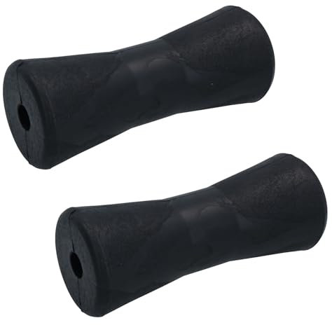 AB Tools Lot de 2 rouleaux en caoutchouc pour remorques de bateau/jetski/canot pneumatique 203 mm 19 mm