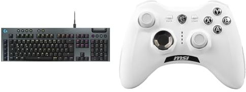 Logitech G G915 X, & MSI Force GC30 V2 White Kabelloser