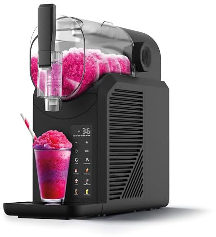 Seeger SuperSlush Máquina de Granizado Heladera, 2L, 7 Modos, InstantFreeze Tecnología: Bebidas en 15-30 min, Slushi, Granizados, Frappés, Margaritas, Frozen Drinks, Negro, SLFRZ1BK