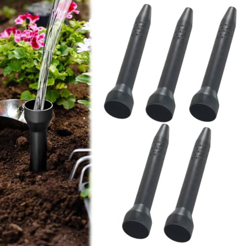 SPEPROECO Root Watering Spikes Deep Root Irrigation for Healthier Plants, Plants Drip Feeders Water Saver Deep Root Caster Spike for Pots, Borders & Gardens