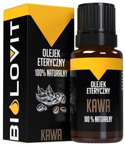 Bilovit Natürliches ätherisches Kaffeeöl, 100% reines Duftöl, Entspannung, Aromatherapie, 10 ml