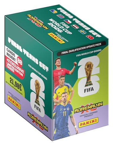 Coupe du Monde DE LA FIFA 2026 Trading Cards Game - Set de Mise à Jour 80 Cartes + 2 Cartes édition limitée