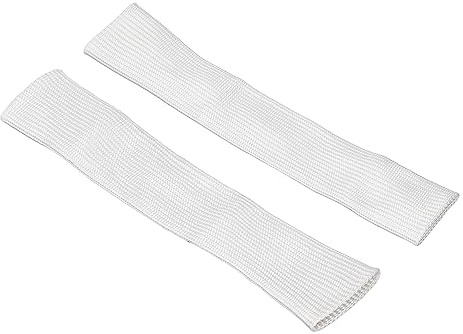 Ejoyous Glasfaser-Schweißfingerlinge, Hitzebeständige Fingerabdeckungen, 2 Stück, XL und L, für WIG-Schweißhandschuhe, Wärmeisolierung, Reduziert den Handschuhverschleiß, Hilft Schweißern, die