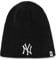 '47 Brand Beanie NY Yankees B-BIN17ACE-BKW Black Schwarz, Size:OneSize
