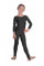 Roch Valley Langärmeliger Ganzanzug aus Lycra, Schwarz, M