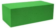 mosy Nass-Steckschaum-Block (55 x 30 x 23 cm), Blumen-Steckmasse-Ziegel groß, Steckmoos, Steckschwamm, Frischblumen, Blumen-Gestecke