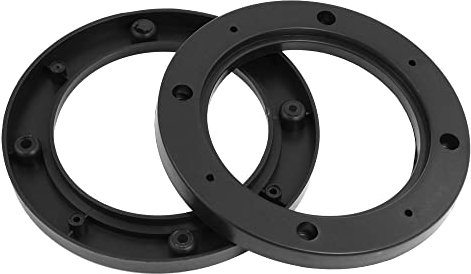 sourcingmap Pair Universal 4inch Car Speaker Spacer Adapter Bracket Holder Black