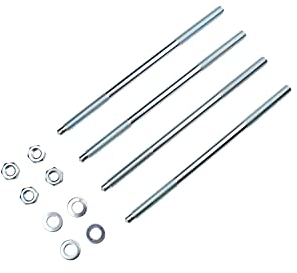 SET 4x Zuganker Stehbolzen - M 6 x 130 mm für Zylinder - Zylinderkopf Simson
