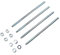 SET 4x Zuganker Stehbolzen - M 6 x 130 mm für Zylinder - Zylinderkopf Simson