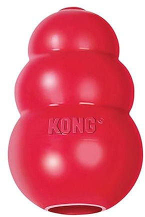 KONG Dog Toy Red - L, Chew Toy, Treat Dispenser, Medium Dogs