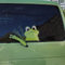 Peace Frog Waving WiperTags mit Aufkleber für Heckwischer