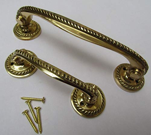 Georgian Bow Handle Polished Brass (Polished Brass) Small