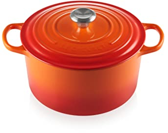 Le Creuset Signature Cocotte haute en fonte émaillée, 26 cm, 6.3L, Volcanique, 21195260902430