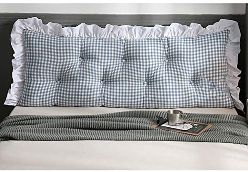 YZJJ Cushy Bed Pillow Bolster Großes Kopfteil Lesen Rückenpolster für Schlafsofa Tagesbett Gepolsterte Kissen Langes Kissen
