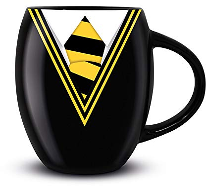 empireposter Harry Potter - Hufflepuff Uniform - oval - Mug Keramik Tasse gewölbt Becher - 425 ml